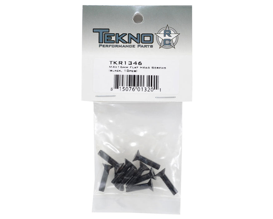 TKR1346 - Tekno RC 4x15mm Flat Head Screw (10)