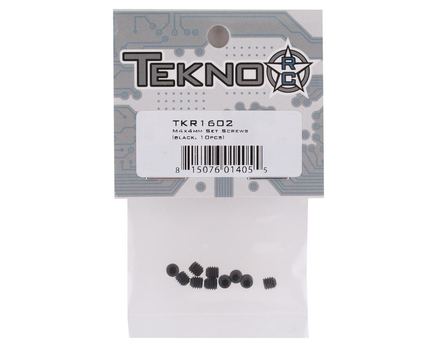 TKR1602 - Tekno RC 4x4mm Set Screws (10)