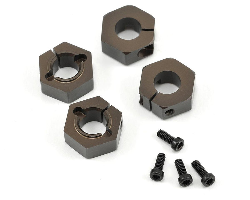 TKR1654X Tekno 12mm Aluminum M6 Driveshaft Hex Adapter Set (4)