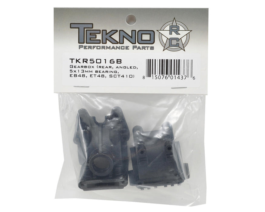 TKR5016B Tekno Gearbox (rear, angled, 5x13x4mm bearing)