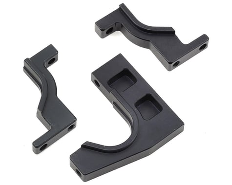 TKR5262 - Tekno – CNC Split Cntr Diff Mount (diff mounts only, 7075, gun metal ano, EB/ET/SCT)