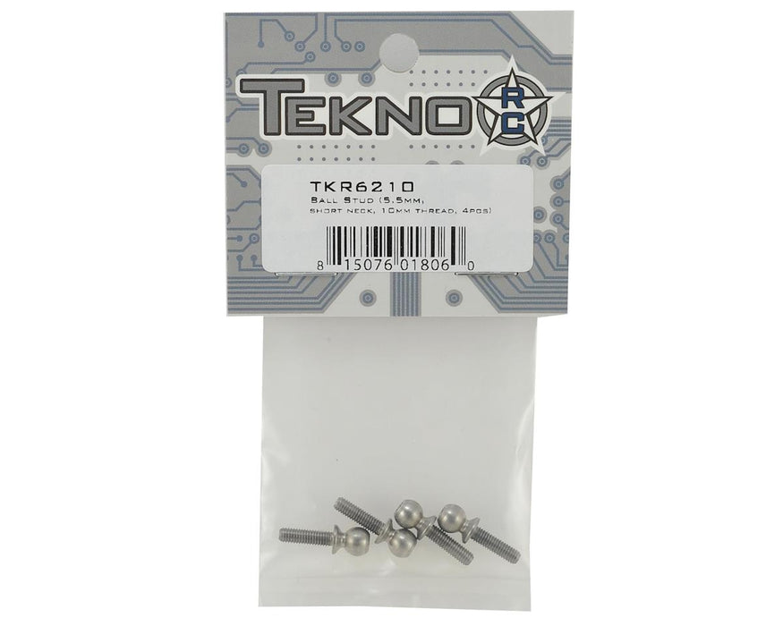 TKR6210 - Tekno RC 5.5x10mm Short Neck Ball Stud (4)