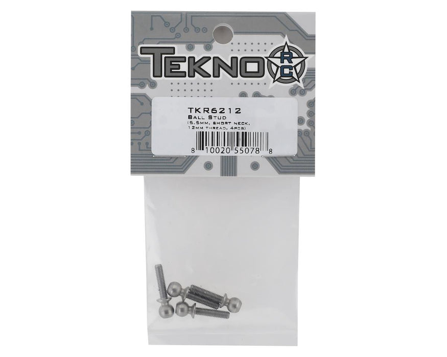 TKR6212 - Tekno RC EB410.2 5.5x12mm Short Neck Ball Stud (4)