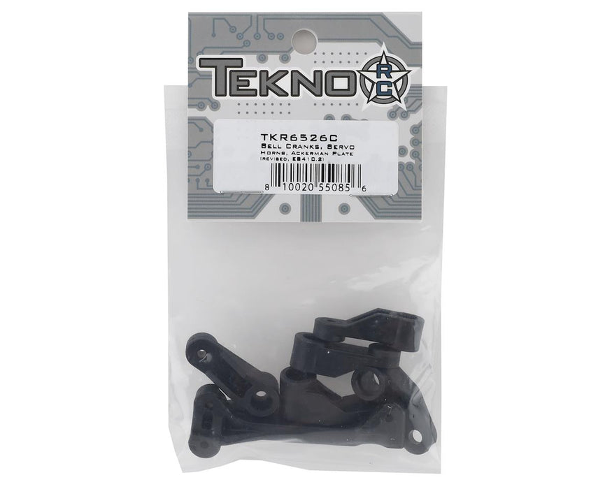 TRK6526C - Tekno Bell Cranks, Servo Horns, Ackerman Plate (EB410.2)