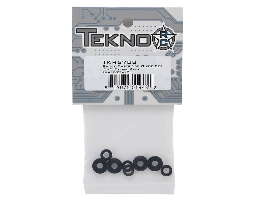 TKR6708 Tekno RC EB410/ET410 CNC Shock Cartridge Spacer Guide Set (8)