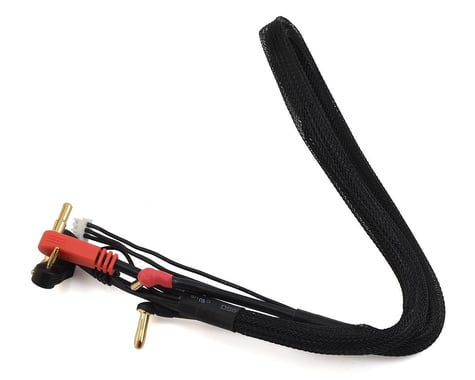 TQ2720 TQ Wire Strain Relief 2S Charge Cable w/4mm & 5mm Bullet Connector (2')