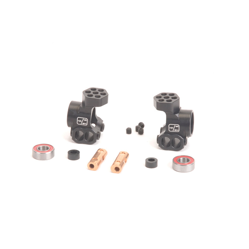 U7412 - Schumacher Alloy Rear Hub Carriers, Cat L1, L1 Evo, Cougar LD2