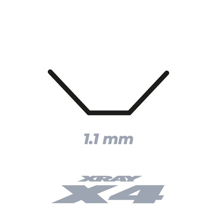 302821 Xray X4 Anti-Roll Bar Front 1.1mm