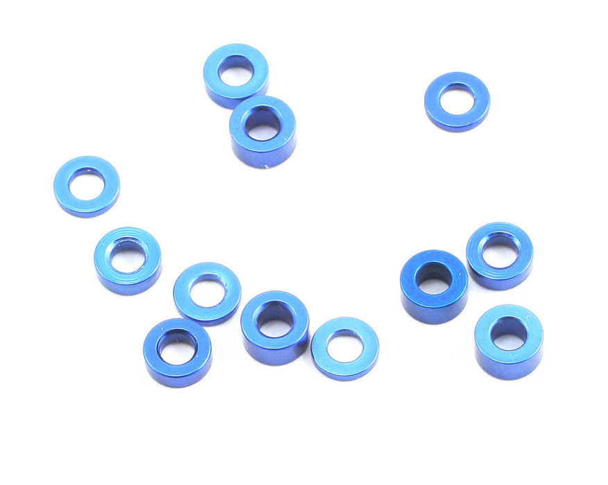303121 Xray Set of Alu Shims (1.0mm, 2.0mm, 3.0mm) Blue