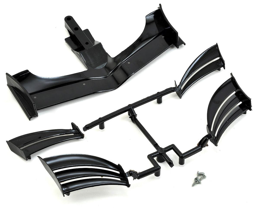 371203-K Xray X1 Composite Adjustable Front Wing Black ETS Approved