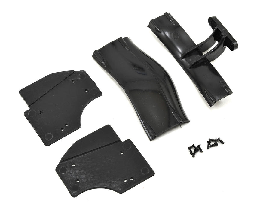 373513-K Xray X1 Composite Adjustable Rear Wing Black ETS Approved