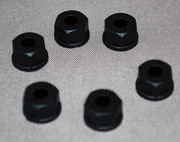 IRS203BK - IRS Posi-lock 8/32 Nylon Diff Nuts, Black (6)